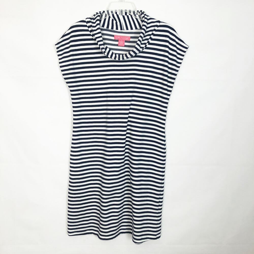 Csilla Somogyi Cowl Neck Striped Dress Size M